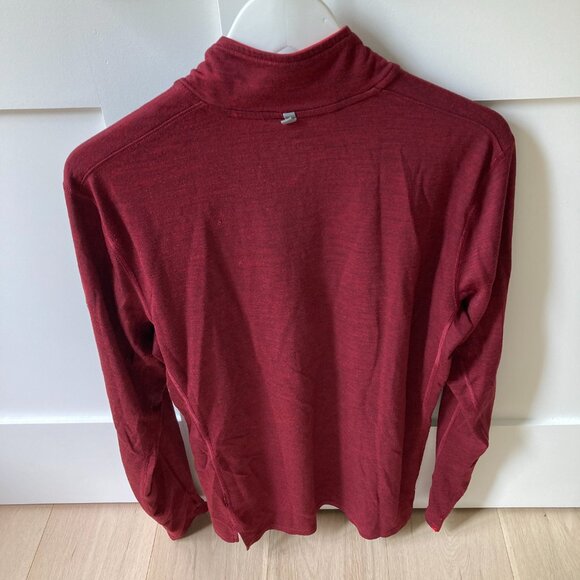 Nike dark red Dri-FIT running sweatshirt size M - Picture 2 of 3